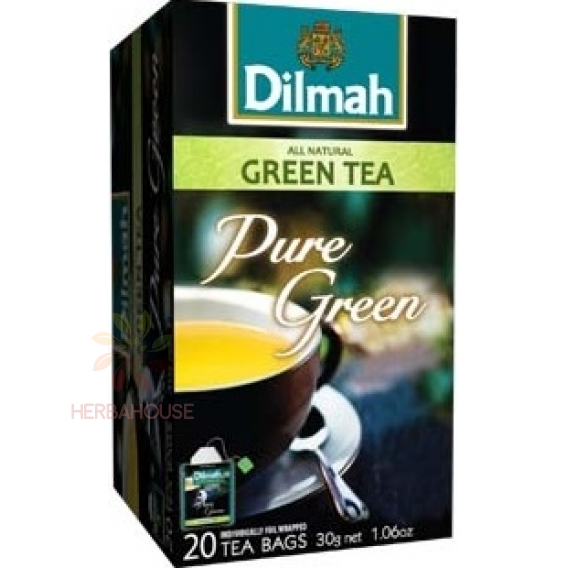 Obrázek pro Dilmah Pure Green zelený čaj porcovaný (20ks)