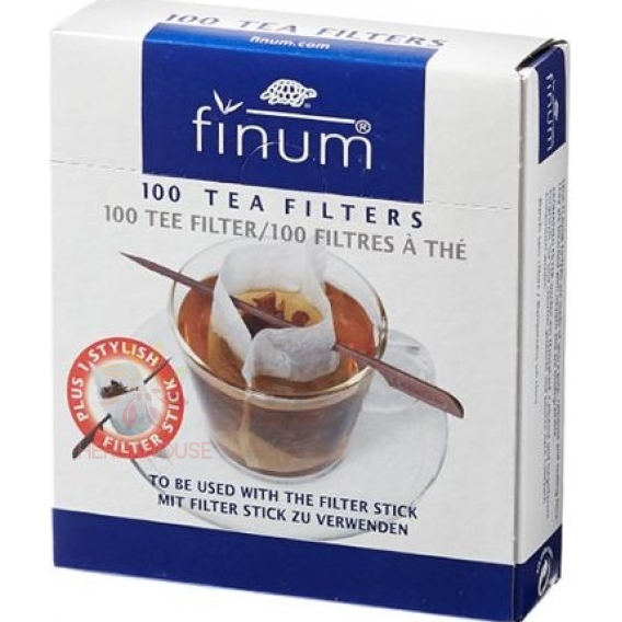 Obrázek pro Finum Papírové čajové filtry s paličkou (100ks)