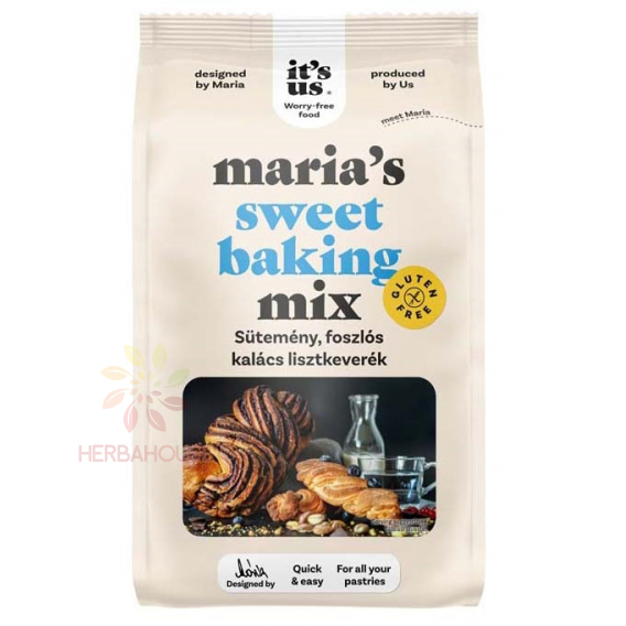 Obrázek pro Naturbit It´s us Marias Sweet Baking Mix Bezlepková moučná směs na zákusky (1000g)