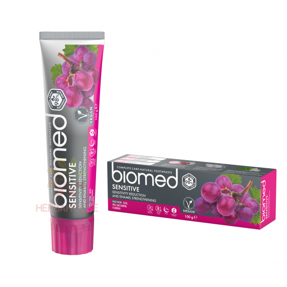Obrázek pro Biomed Sensitive Bio přírodní zubní pasta pro citlivé zuby (100g)