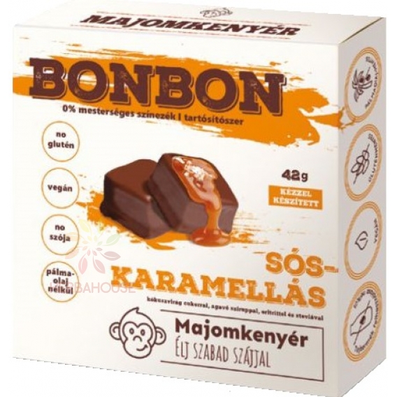 Obrázek pro Majomkenyér Bezlepková Bonboniéra slaný karamel (42g)