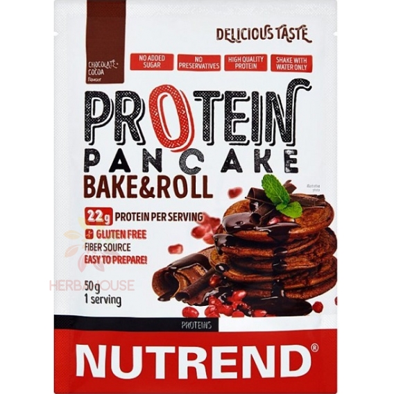 Obrázek pro Nutrend Protein Pancake Bezlepková Palačinková směs se sladidlem čokoláda, kakao (50g)