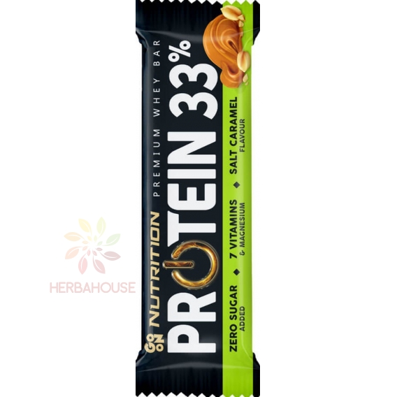 Obrázek pro Sante Go On Protein 33% Bílkovinná tyčinka slaný karamel (50g)