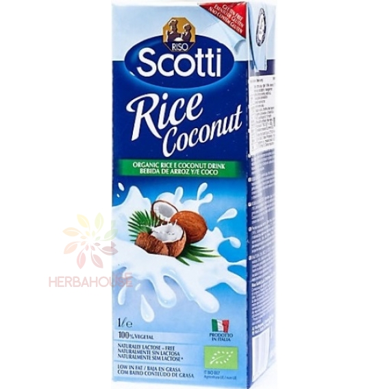 Obrázek pro Riso Scotti Bio Rostlinný nápoj rýžový s kokosem (1000ml)