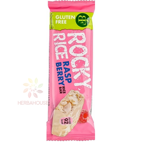Obrázek pro Benlian Food Rocky Rice Bezlepková rýžová tyčinka bílá čokoláda a malina (18g)