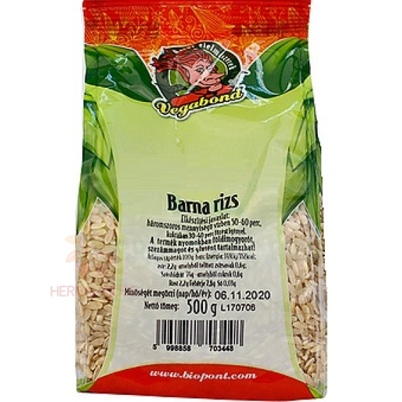 Obrázek pro Vegabond Rýže hnědá (500g)
