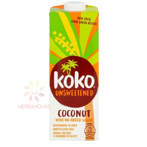 Obrázek pro Koko Dairy Free Kokosové mléko neslazené (1000ml)