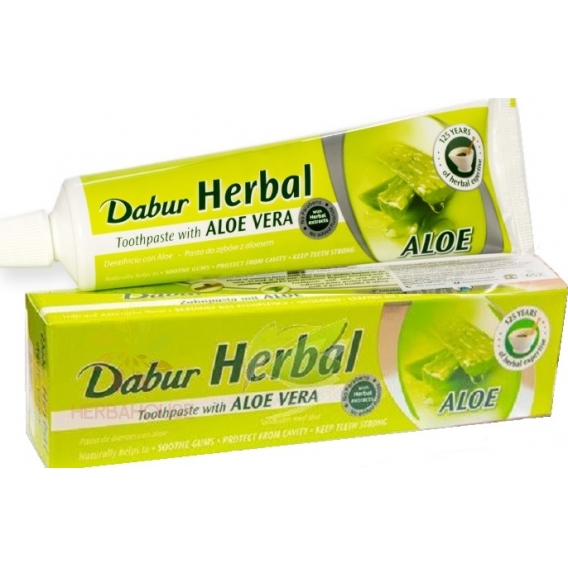 Obrázek pro Dabur Herbal Aloe Vera Zubní pasta bylinková (100ml)