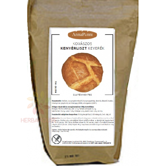 Obrázek pro AnnaPanni Bezlepková moučná směs na přípravu kváskového chleba (1000g)