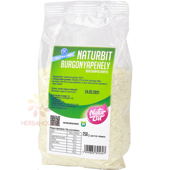 Obrázek pro Naturbit Bezlepkové bramborové vločky (250g)