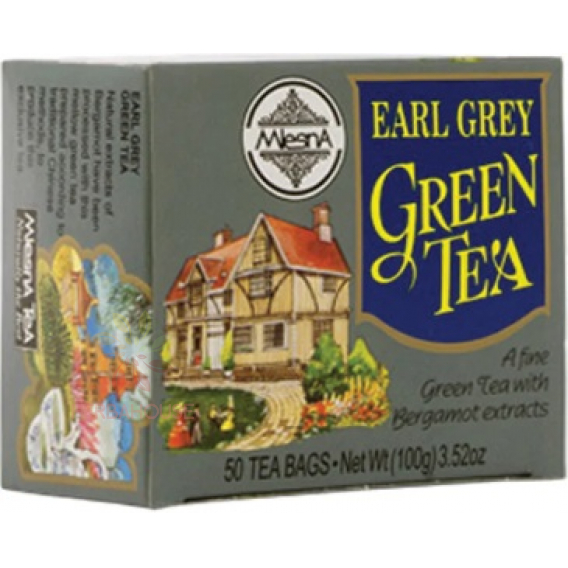 Obrázek pro Mlesna Earl Grey Zelený čaj s bergamotovým extraktem porcovaný (50ks)