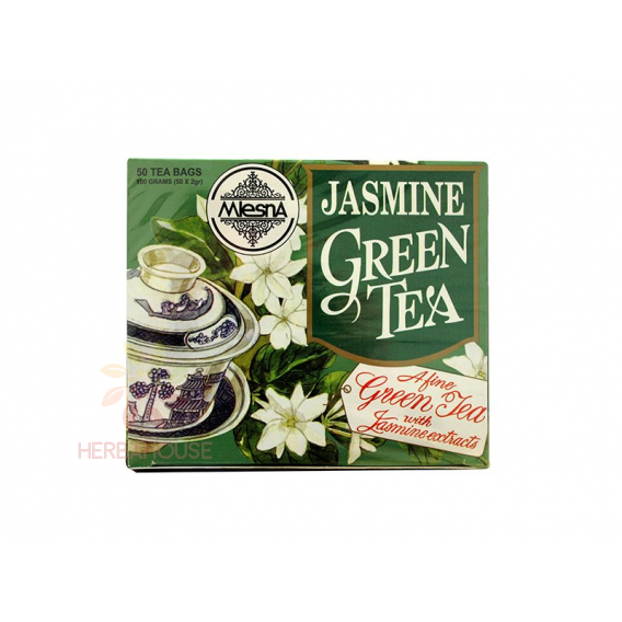 Obrázek pro Mlesna Zelený čaj jasmín porcovaný (50ks)
