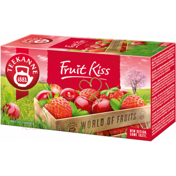 Obrázek pro Teekanne Fruit Kiss ovocno-bylinný čaj Třešně a jahody (20ks)