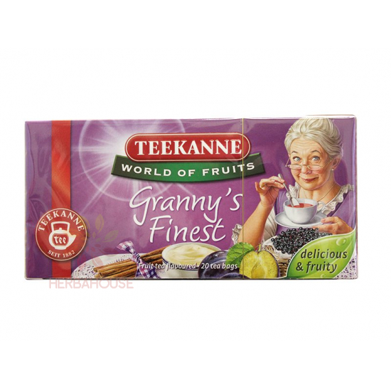 Obrázek pro Teekanne Granny Finest ovocno-bylinný čaj švestky a skořice (20ks)