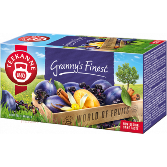 Obrázek pro Teekanne Granny Finest ovocno-bylinný čaj švestky a skořice (20ks)
