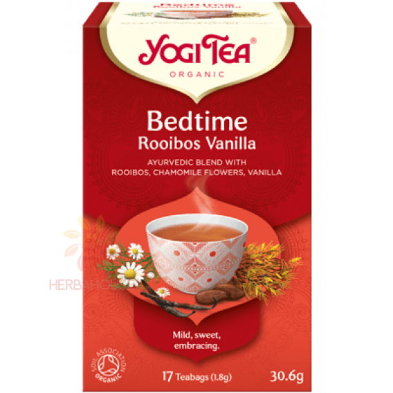 Obrázek pro Yogi Tea® Bio Ajurvédský Čaj čas jít spát Rooibos vanilka (17ks)