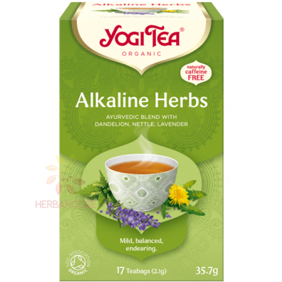 Obrázek pro Yogi Tea® Bio Ajurvédský Čaj zásadité bylinky (17ks)