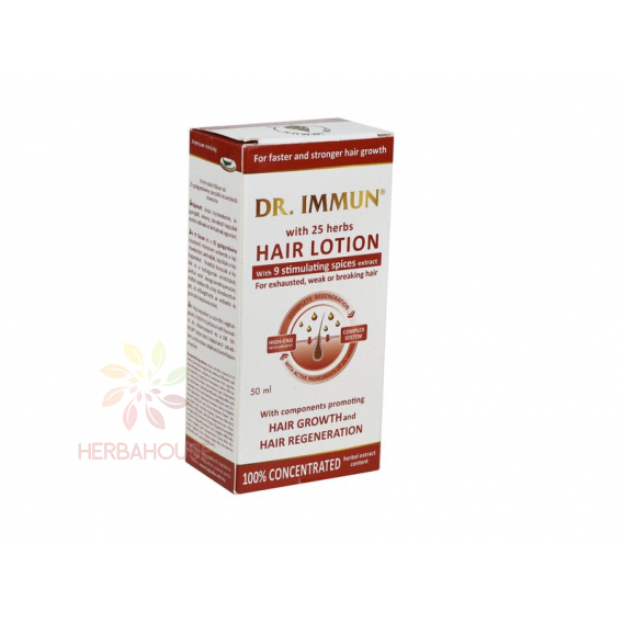 Obrázek pro Dr.Immun® 25 bylinné vlasové tonikum s extraktem z 9 koření (50ml)