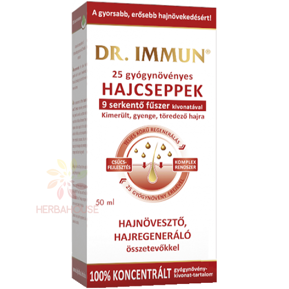 Obrázek pro Dr.Immun® 25 bylinné vlasové tonikum s extraktem z 9 koření (50ml)