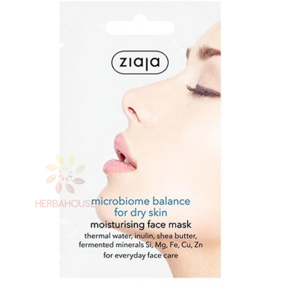 Obrázek pro Ziaja Microbiome Balance krémová hydratační pleťová maska (7ml)