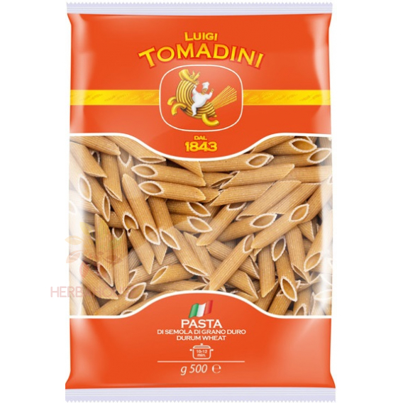 Obrázek pro Tomadini semolinová celozrnné těstoviny Penne (500g)