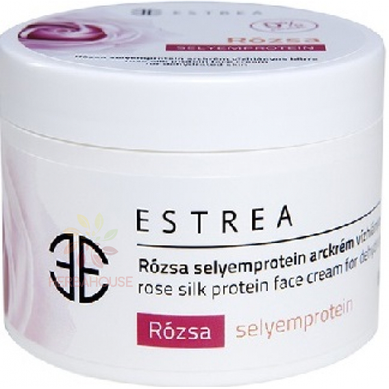 Obrázek pro Estrea Pleťový krém z hedvábného proteinu - růže (80ml)