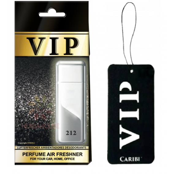 Obrázek pro VIP Air parfémové osvěžovač vzduchu Carolina Herrera 212 VIP Men (1ks)