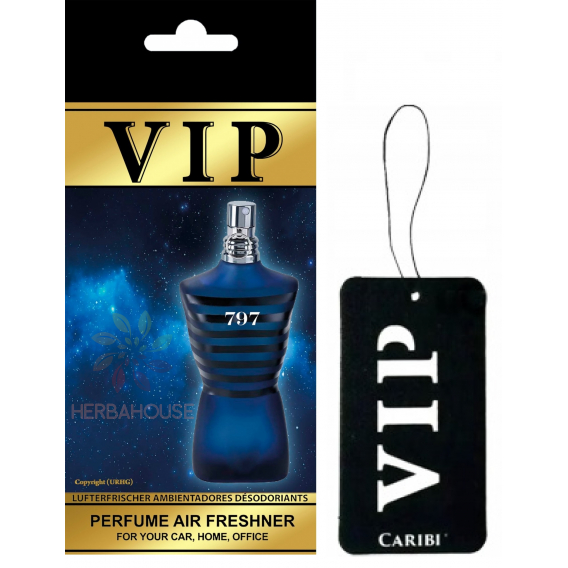 Obrázek pro VIP Air parfémové osvěžovač vzduchu Jean Paul Gaultier Ultra Male Intense (1ks)