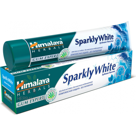 Obrázek pro Himalaya Sparkly White zubní pasta s bělicím účinkem (75ml)
