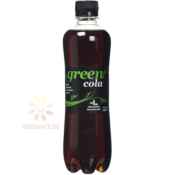Obrázek pro Green Cola sycení nápoj bez cukru se sladidlo (500ml)