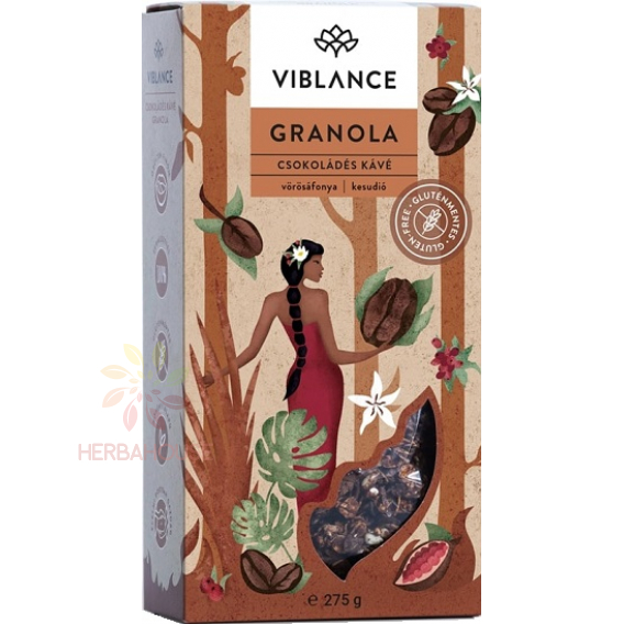 Obrázek pro Viblance Bezlepková Granola čokoláda-káva (275g)