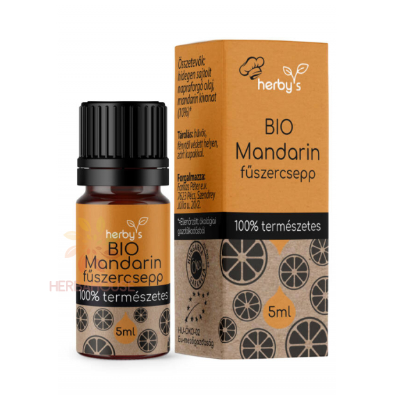 Obrázek pro Herbys Bio Mandarinka 100% přírodní esenciální olej (5ml)
