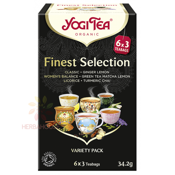 Obrázek pro Yogi Tea® Finest Selection Čaj Nejlepší výběr (18ks)
