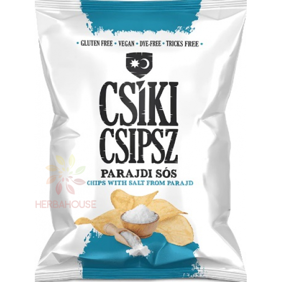 Obrázek pro Csíki Chips Bezlepkové bramborové chipsy s praidskou solí (50g)