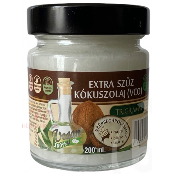 Obrázek pro Trigramm Extra panenský kokosový olej lisovaný za studena (200ml)
