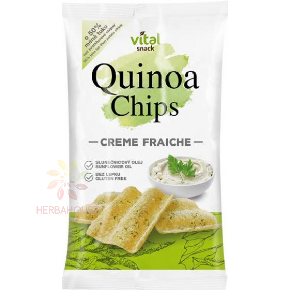 Obrázek pro Golden Snack Quinoa chipsy s příchutí zakysané smetany (60g)