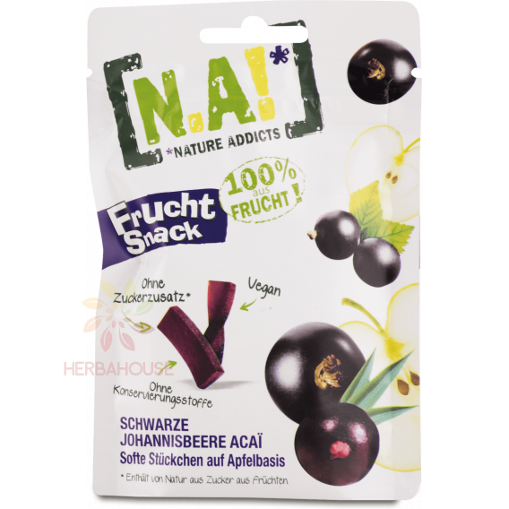 Obrázek pro N.A! Ovocné tyčinky Frucht Snack Jablko-Černý rybíz-Acai (35g)