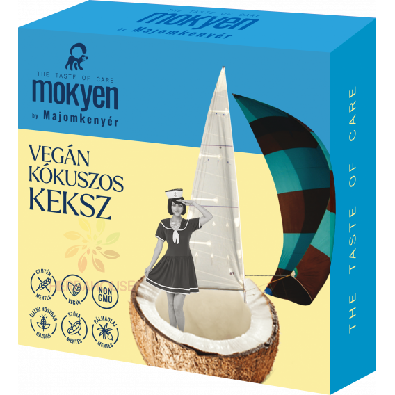 Obrázek pro Majomkenyér Vegan Bezlepkové mandlově-kokosové sušenky (50g)