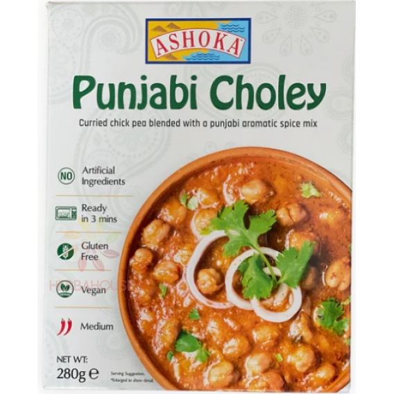 Obrázek pro Ashoka Punjabi Choley - vegan, bezlepkové indické jídlo (280g)