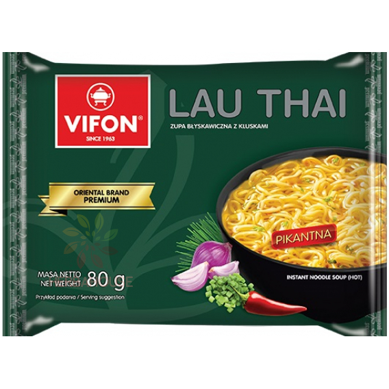 Obrázek pro Vifon Lau Thai Thajská instantní nudlová polévka pikantní (80g)