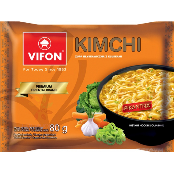 Obrázek pro Vifon KimChi instantní nudlová polévka pikantní (80g)