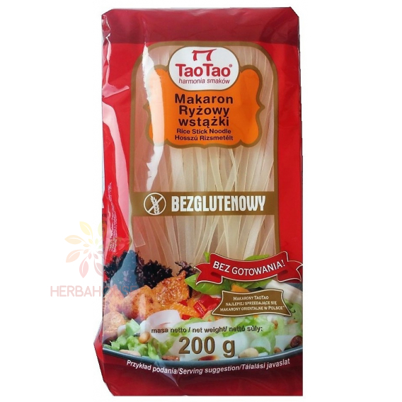 Obrázek pro TaoTao Bezlepkové rýžové těstoviny - dlouhé nudle (200g)