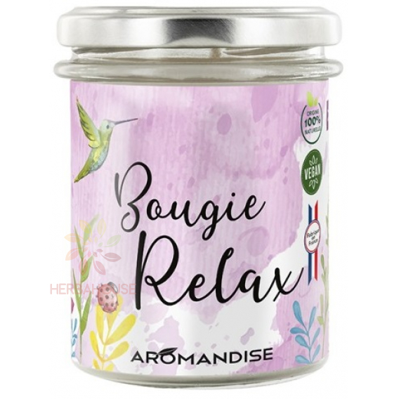 Obrázek pro Aromandise Bougie Relax Aromatická svíčka (1kus)