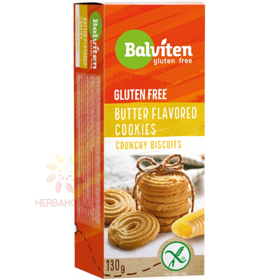 Obrázek pro Balviten Křehké jemné sušenky s máslovou příchutí (130g)