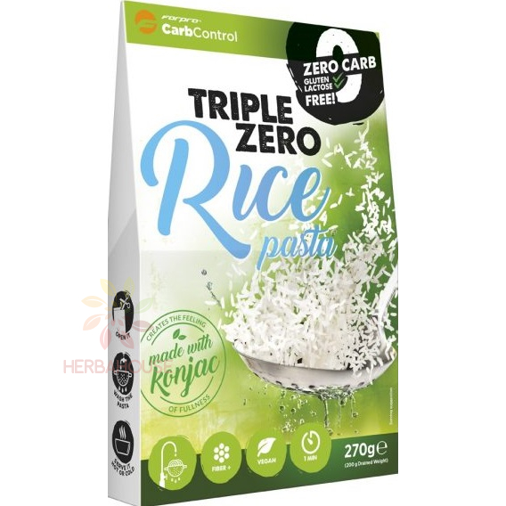 Obrázek pro Forpro Triple Zero Rice Pasta Konjac těstoviny (270g)