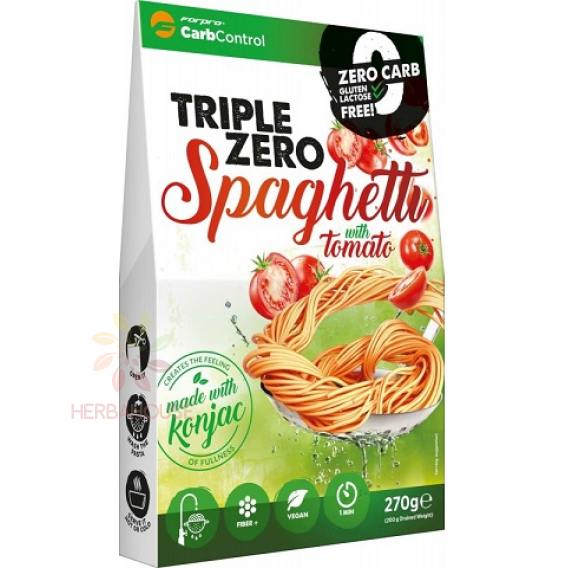 Obrázek pro Forpro Triple Zero Pasta Konjac těstoviny s rajčaty špagety (270g)