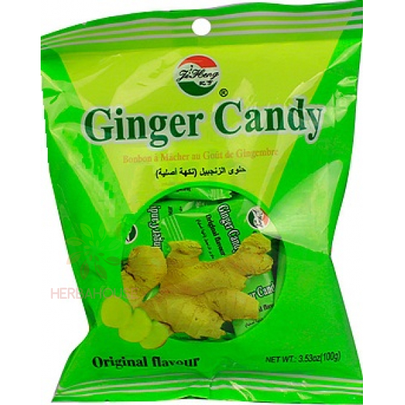 Obrázek pro JiHeng Zázvorové tvrdé bonbóny (100g)
