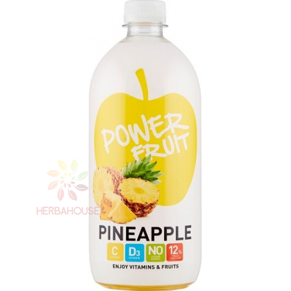 Obrázek pro Power Fruit Nesycený ovocný nápoj se stévií ananas-jablko (750ml)
