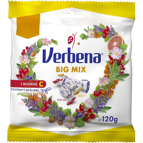 Obrázek pro Verbena Big mix furé se 3 příchutěmi a vitamínem C (120g)