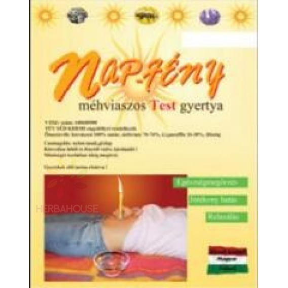 Obrázek pro Napfény Tělová svíčka heřmánek (10ks)